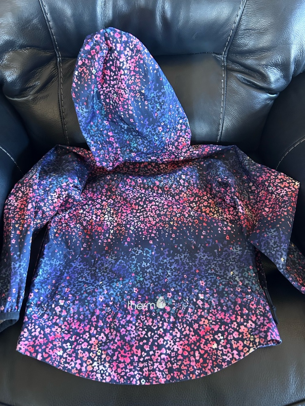 Therm Kids Winter Blossom 10K PackAway Raincoat - Picture 2 of 5